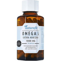 Produktbild von Naturafit Omega-3 Extra 400/200 Kapseln 80 Stück laktosefrei und glutenfrei
