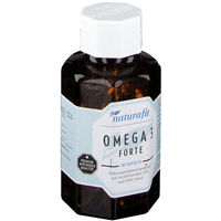 Produktbild von naturafit Omega-3 forte Kapseln 180 Stück laktosefrei und glutenfrei ohne Zusatzstoffe