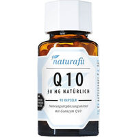 Produktbild von Naturafit Q10 Ubiquinon 30 mg Kapseln 90 Stück vegetarisch laktosefrei glutenfrei