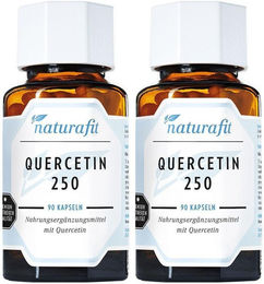 naturafit Quercetin 250 Kapseln 180 Stück ohne Zusatzstoffe – Bild 1 von 1