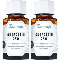 Produktbild von naturafit Quercetin 250 Kapseln 180 Stück ohne Zusatzstoffe