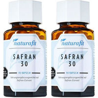 Produktbild von naturafit Safran-Extrakt Kapseln ohne Zusatzstoffe 30 Stück