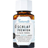 Produktbild von Naturafit Schlaf Premium 8-fach Formel Kapseln 60 Stück