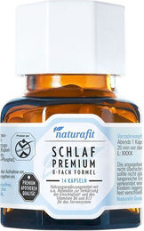 naturafit Schlaf Premium 8-fach Formel Kapseln ohne Gelatine 14 Stück – Bild 1 von 1