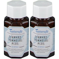 Produktbild von naturafit Schwarzkümmelöl Plus Kapseln 60 Stück
