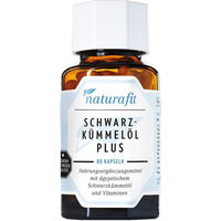 Produktbild von Naturafit Schwarzkümmelöl Plus Kapseln 80 Stück