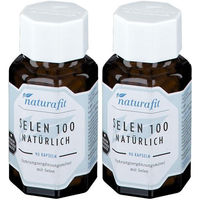 Produktbild von naturafit Selen 100 mit Selenhefe Kapseln 180 Stück
