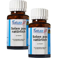 Produktbild von naturafit Selen 200 Selenhefe Kapseln 90 Stück