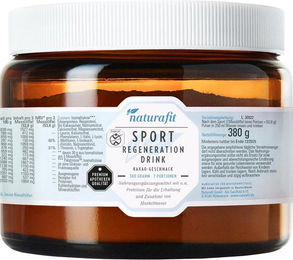 naturafit Sport Regeneration Drink EAA Pulver Schokolade vegan bio 380 g – Bild 1 von 1