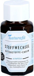 naturafit Stoffwechsel Bitterstoffe + Cholin Kapseln 60 Stück – Bild 1 von 2