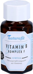 Naturafit Vitamin B Komplex F Kapseln für Frauen 90 Stück laktosefrei glutenfrei ohne Gelatine – Bild 1 von 2