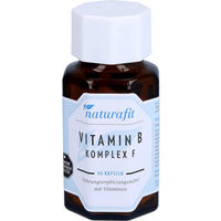 Produktbild von Naturafit Vitamin B Komplex F Kapseln für Frauen 90 Stück laktosefrei glutenfrei ohne Gelatine