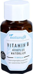 naturafit Vitamin B Komplex Kapseln laktosefrei glutenfrei ohne Gelatine – Bild 1 von 2