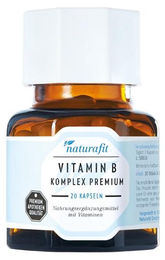 naturafit Vitamin B Komplex Premium Kapseln, 20 Kapseln – Bild 1 von 1
