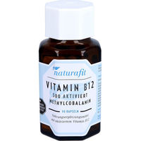 Produktbild von Naturafit Vitamin B12 500 µg aktiviert Kapseln 90 Stück