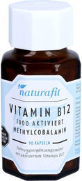Naturafit Vitamin B12 aktiviert Kapseln 1000 µg 90 Stück – Bild 1 von 2