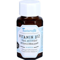 Produktbild von Naturafit Vitamin B12 aktiviert Kapseln 1000 µg 90 Stück