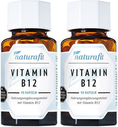 naturafit Vitamin B12 Kapseln 180 Stück – Bild 1 von 1