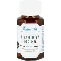 Produktbild von Naturafit Vitamin B2 100 mg Kapseln