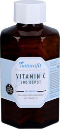 naturafit Vitamin C 500 Ascorbinsäure Depot Kapseln 240 Stück – Bild 1 von 2
