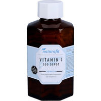 Produktbild von naturafit Vitamin C 500 Ascorbinsäure Depot Kapseln 240 Stück