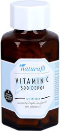 Naturafit Vitamin C 500 Depot Ascorbinsäure Kapseln 120 Stück – Bild 1 von 2