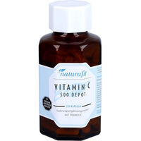 Produktbild von Naturafit Vitamin C 500 Depot Ascorbinsäure Kapseln 120 Stück