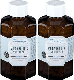 naturafit Vitamin C 500 Depot Ascorbinsäure Kapseln – Bild 1 von 1
