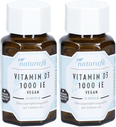 naturafit Vitamin D3 1000 IE Kapseln 180 Stück – Bild 1 von 1