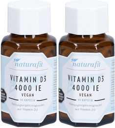 naturafit Vitamin D3 2000 IE Kapseln 180 Stück – Bild 1 von 1