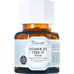 naturafit Vitamin D3 7000 IE vegan Kapseln 30 Stück – Bild 1 von 2