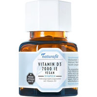 Produktbild von naturafit Vitamin D3 7000 IE vegan Kapseln 30 Stück