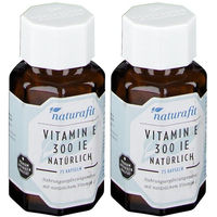 Produktbild von naturafit Vitamin E 300 Kapseln 150 Stück glutenfrei und laktosefrei