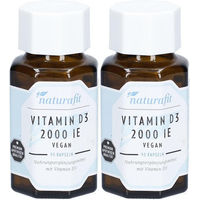 Produktbild von naturafit VITMIN D3 2000 IE Vegan Kapseln 180 Stück