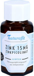Naturafit Zink 15 mg Zinkpicolinat Kapseln 90 Stück – Bild 1 von 2