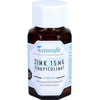 Produktbild von Naturafit Zink 15 mg Zinkpicolinat Kapseln 90 Stück