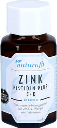 naturafit Zink Histidin plus mit Vitamin C und Vitamin D Kapseln – Bild 1 von 2
