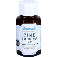 Produktbild von naturafit Zink Histidin plus mit Vitamin C und Vitamin D Kapseln