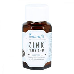 naturafit Zink Plus mit Vitamin C und Vitamin D Kapseln, 90 Stück – Bild 1 von 2