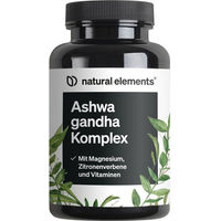 Produktbild von natural elements Ashwagandha Komplex KSM-66 vegan Kapseln