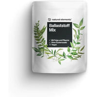 Produktbild von natural elements Ballaststoff Mix Pulver mit Inulin und Akazienfaser 600 g vegan ohne Zuckerzusatz