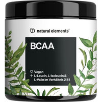 Produktbild von natural elements BCAA Aminosäuren vegan 360 Kapseln