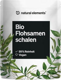 natural elements Bio Flohsamenschalen Pulver glutenfrei – Bild 1 von 2