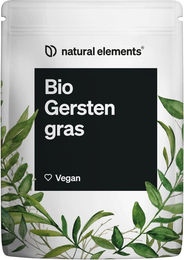 natural elements Bio Gerstengras Pulver Rohkostqualität – Bild 1 von 2