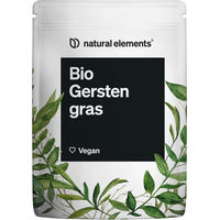 Produktbild von natural elements Bio Gerstengras Pulver Rohkostqualität