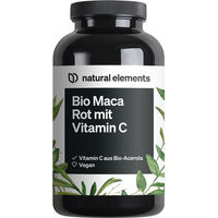 Produktbild von natural elements Bio Maca Rot Kapseln 180 Stück