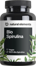 natural elements Bio Spirulina Tabletten vegan ohne Zusatzstoffe 500 Stück – Bild 1 von 5