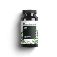 Produktbild von natural elements Bor Tabletten 3 mg pro Tablette 365 Stück vegan ohne Zusatzstoffe