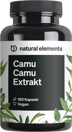 natural elements Camu Camu Extrakt Kapseln – Vitamin C – 180 Kapseln – Bild 1 von 3