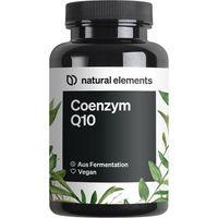 Produktbild von natural elements Coenzym Q10 Ubiquinon 200 mg Kapseln 120 Stück